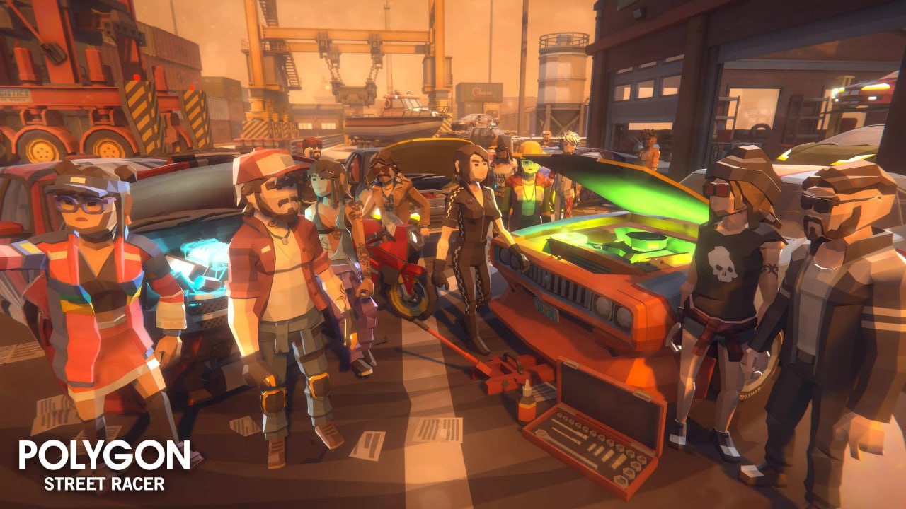 POLYGON - Street Racer - Low Poly 3D Art by Synty📱 - изображение 3